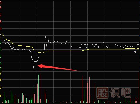 分时图买点提示---开盘急跌时的买入技巧