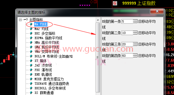 移动<a href=https://www.gupiaozhishiba.com/jsfx/pjx/ target=_blank class=infotextkey>平均线</a>（MA）参数极其设置（新手均线入门）