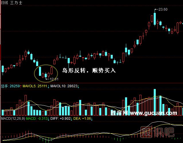 岛形反转洗盘图片